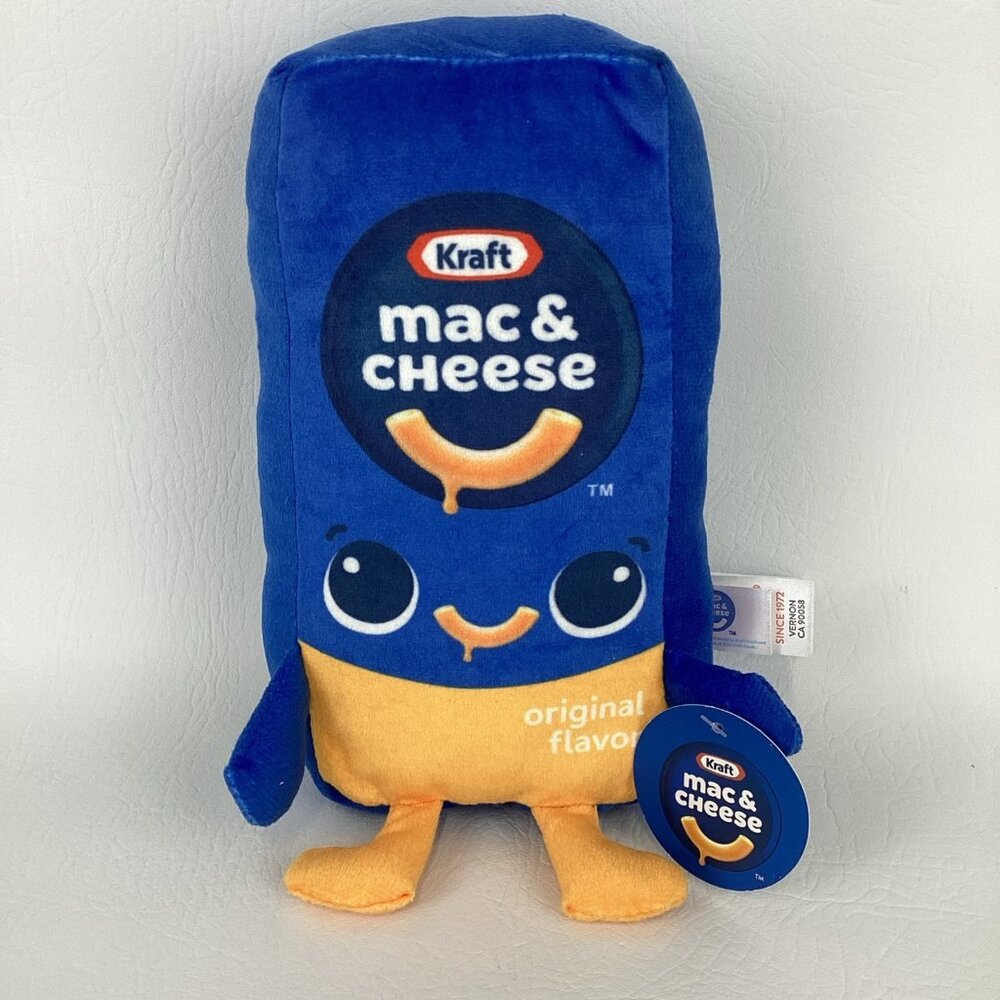Kraft Mac & Cheese Box Plush Stuffed Animal 9" Novelty Toy Original Flavor 2024